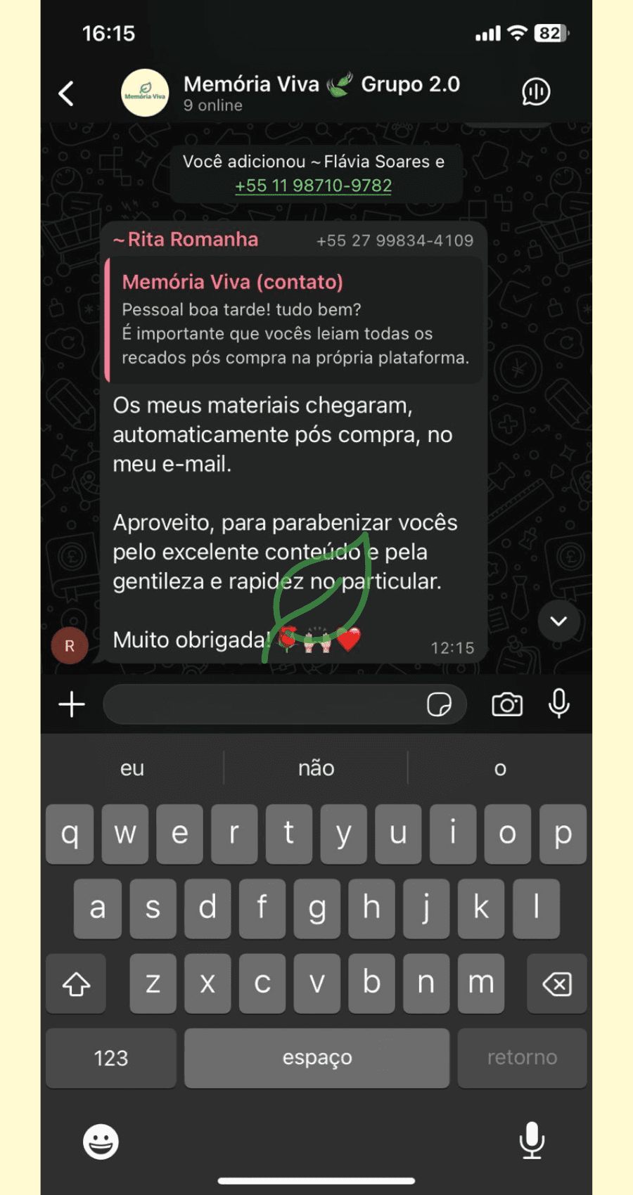 Imagem de feedback de cliente 3.