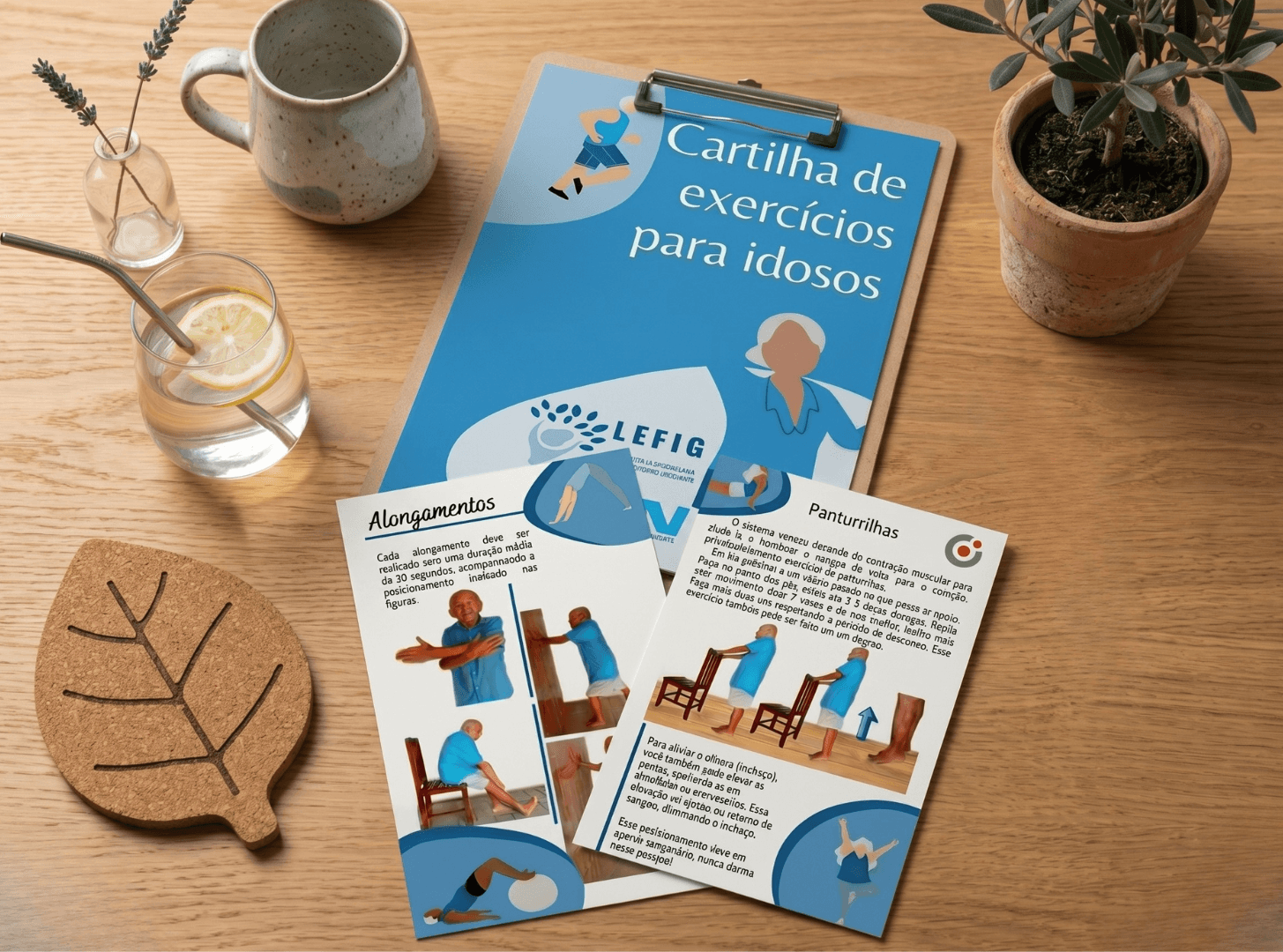 Cartilhas de Exercícios para Idosos