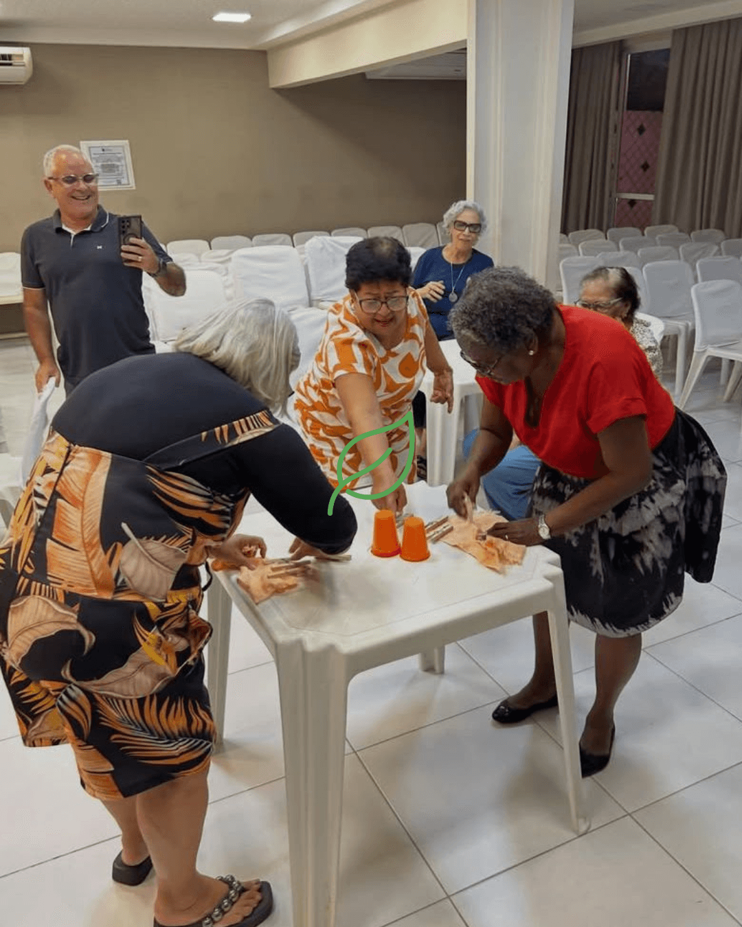 Momento de cuidado e conexão